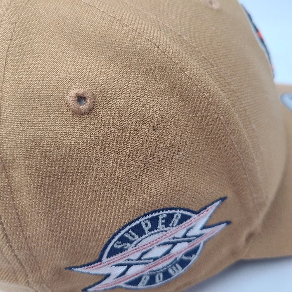 Chicago Bears Hat Adjustable 47 Brand MVP Brown NFL Super Bowl XX Patch Logo Men